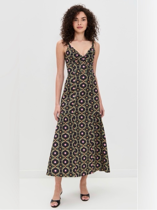 Hill House Dresses & Skirts - Hill House Lillie Maxi Dress in Black Cisco Trellis Size M